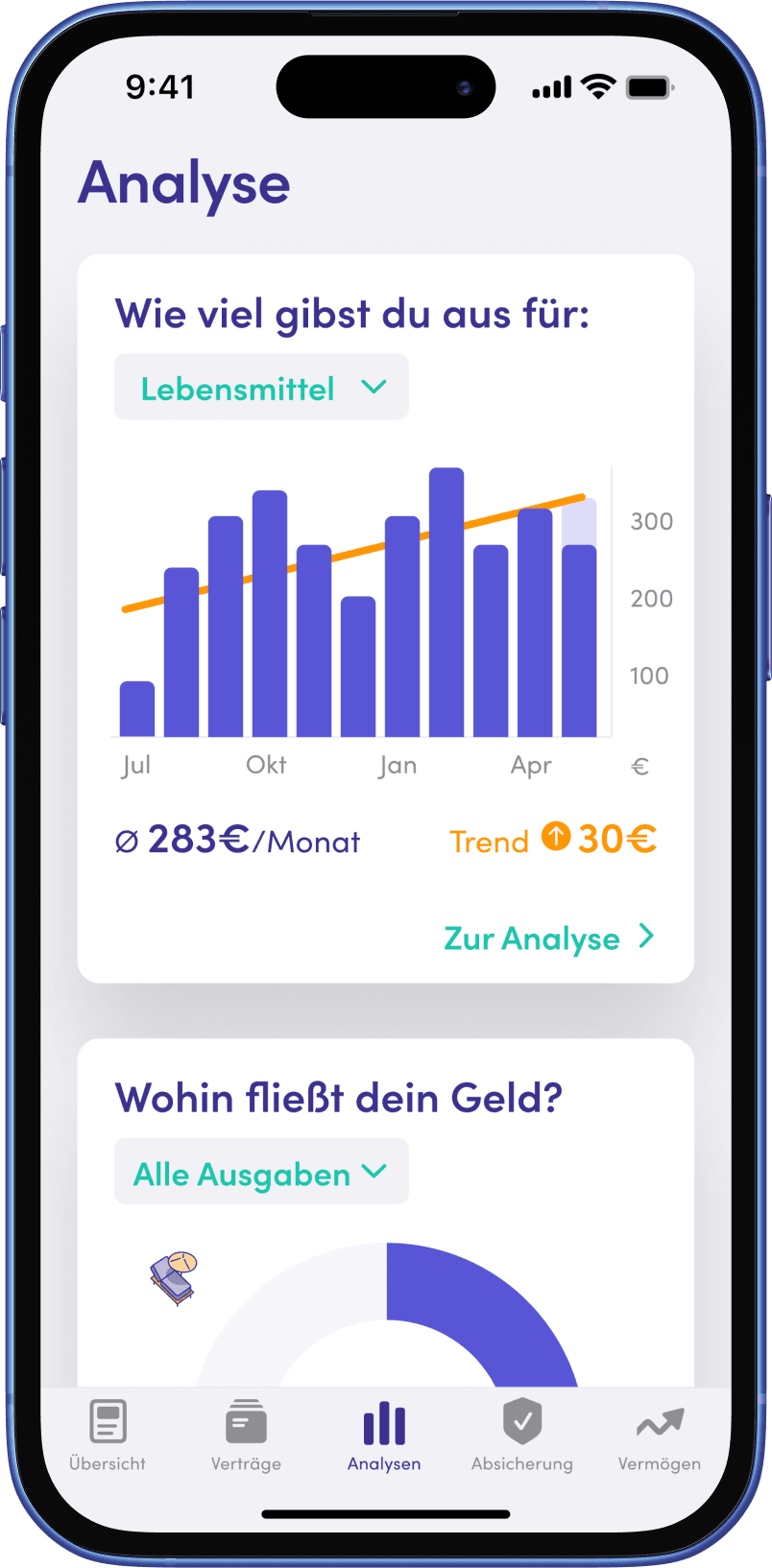 Hilfreiche Analysen Screenshot